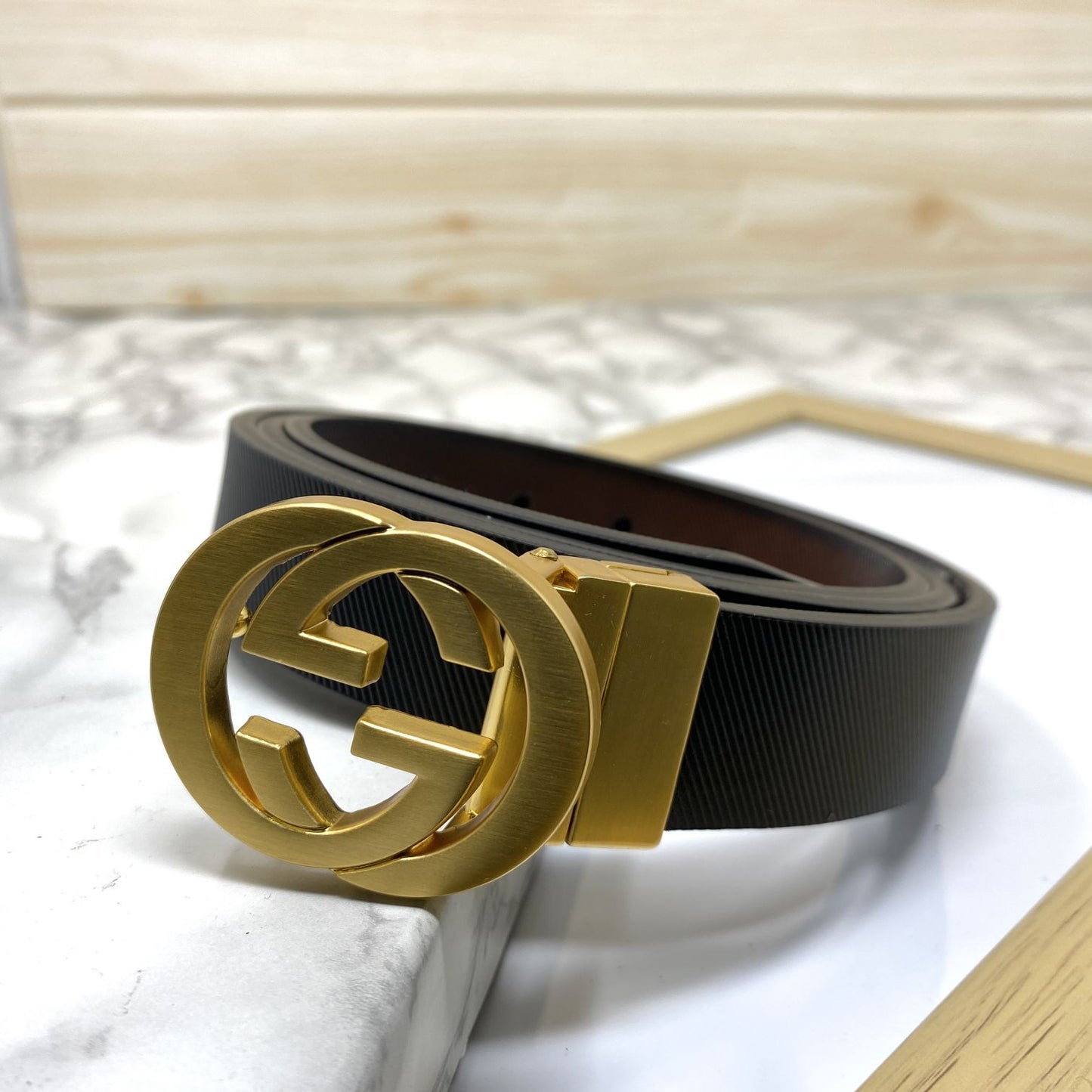 Classic Design Reversible Strap Belt For Men-JonasParamount