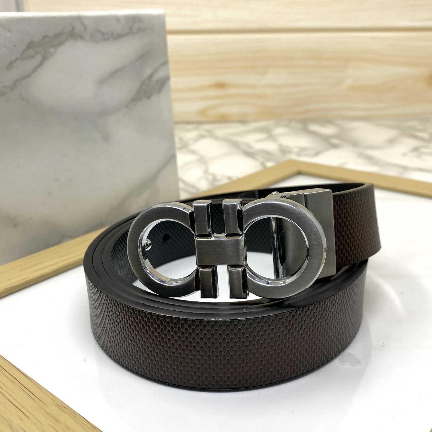 Small Design Formal and Casual Reversible Belt -JonasParamount
