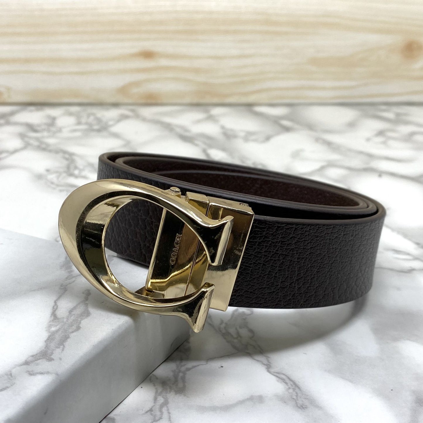 Classy Curve C Design Casual  Genuine Leather Belt-Jonasparamount