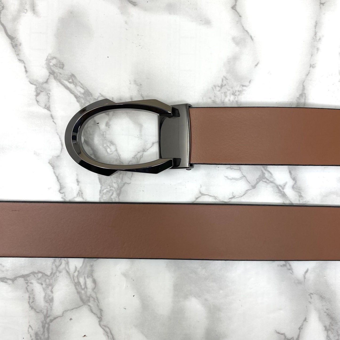 Signature C Logo Leather Belt For Unisex-JonasParamount