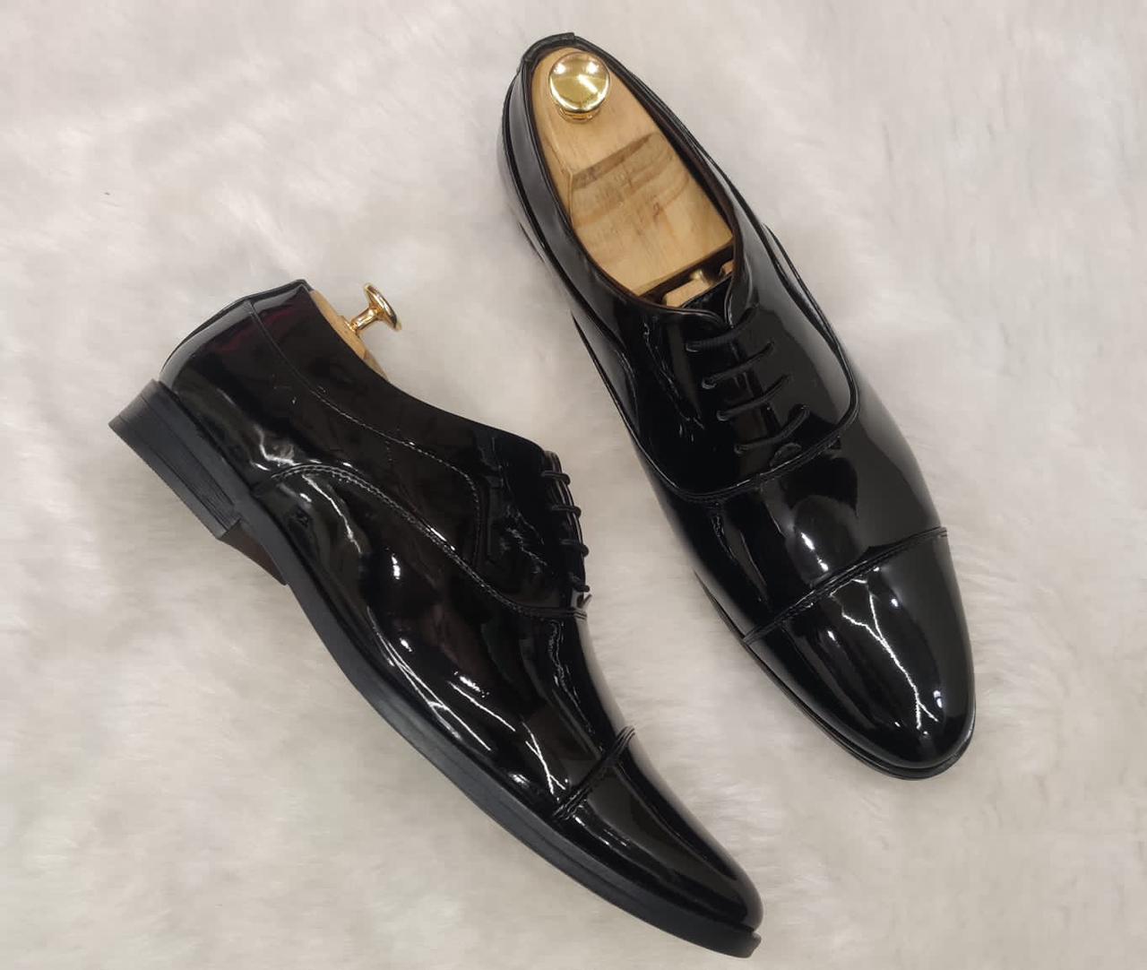 Classic Patent High Quality Leather Formal Shoes For Party And Office-JonasParamount