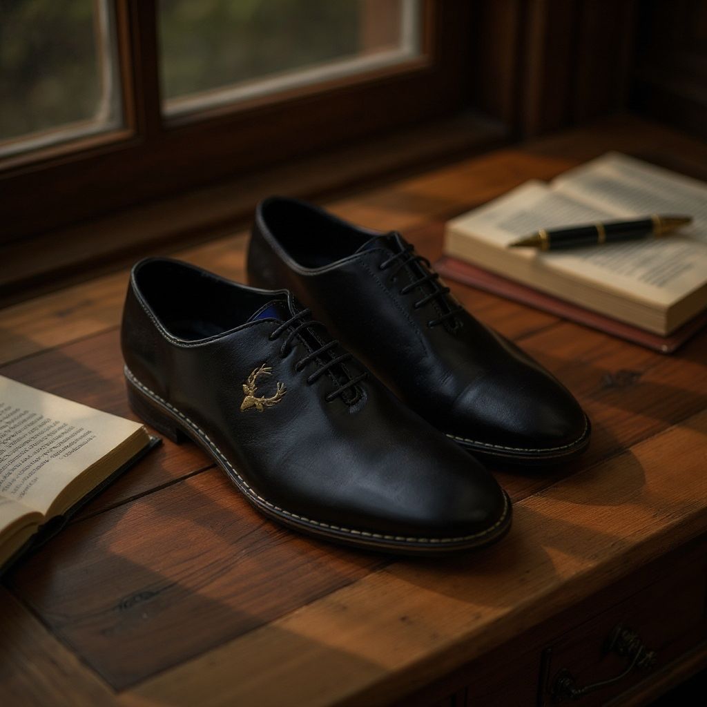 JonasParamount Formal Shoes for Men – Premium Faux Leather Lace-Up