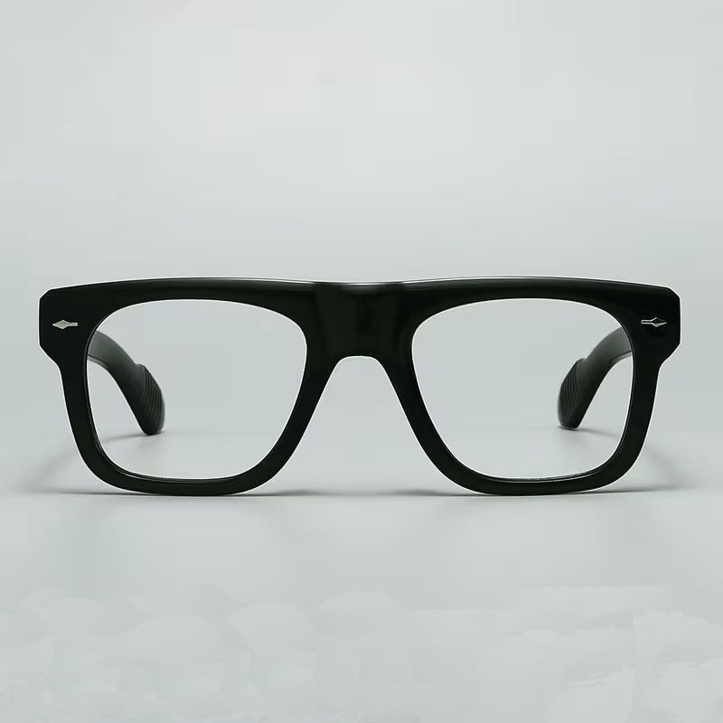 Thick Square Eyeglasses Frame for Men and Women
