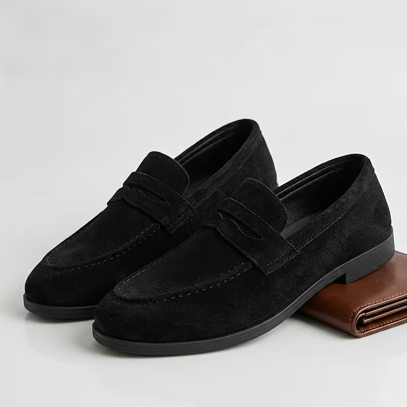 Men’s Genuine Leather Loafers | Premium Slip-On Shoes