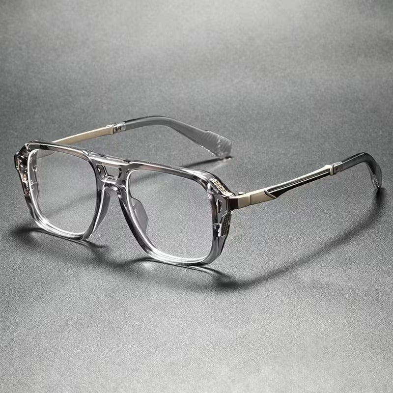 Vintage Double Bridge Fashion Glasses For Men and Women