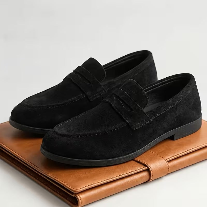 Men’s Genuine Leather Loafers | Premium Slip-On Shoes