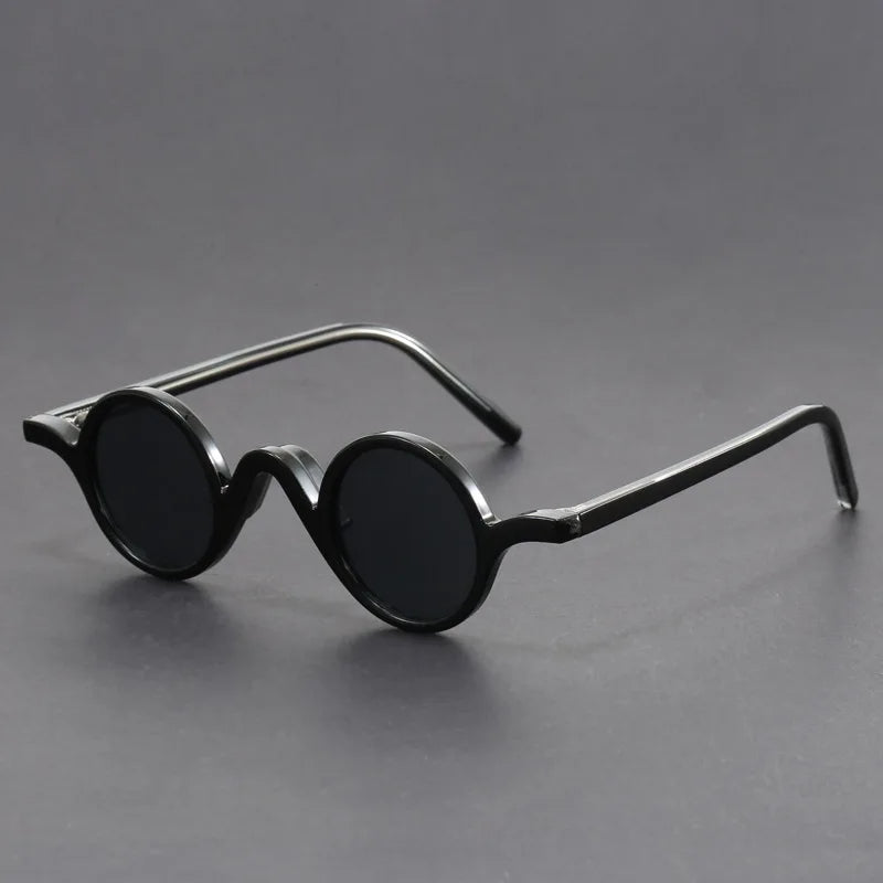 Polarized Small Frame Vintage Round Sunglasses -JonasParamount