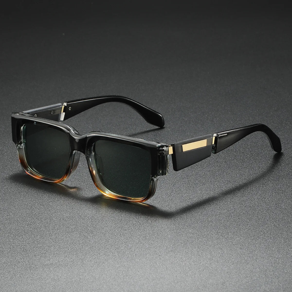 Vintage Rivet Punk Square Sunglasses For Men and Women-JonasParamount