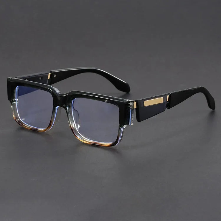 Vintage Rivet Punk Square Sunglasses For Men and Women-JonasParamount