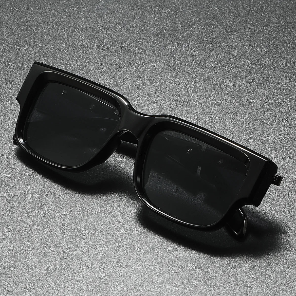 Vintage Rivet Punk Square Sunglasses For Men and Women-JonasParamount