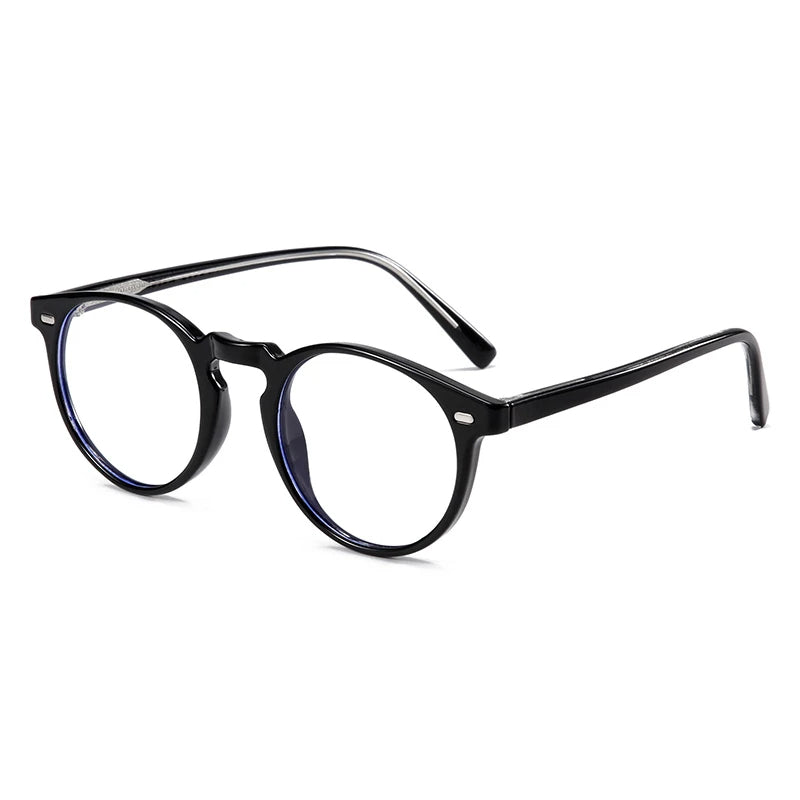 Thick Frame Vintage Acetate Eyeglasses For Men and Women-JonasParamount