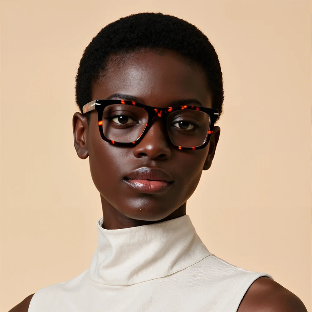 Signature Square Acetate Frames for Men and Women