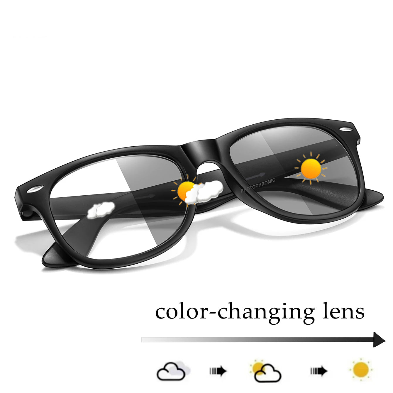 Classic Photochromic Reading Glasses for Men & Women