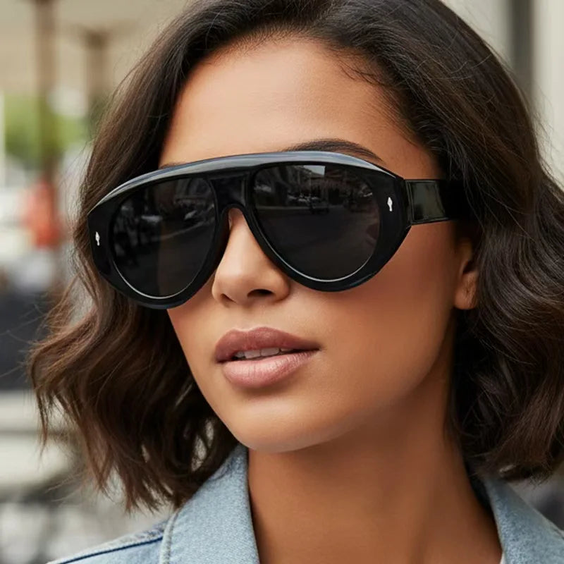 Oversized One Piece Shield Sunglasses for Women & Men