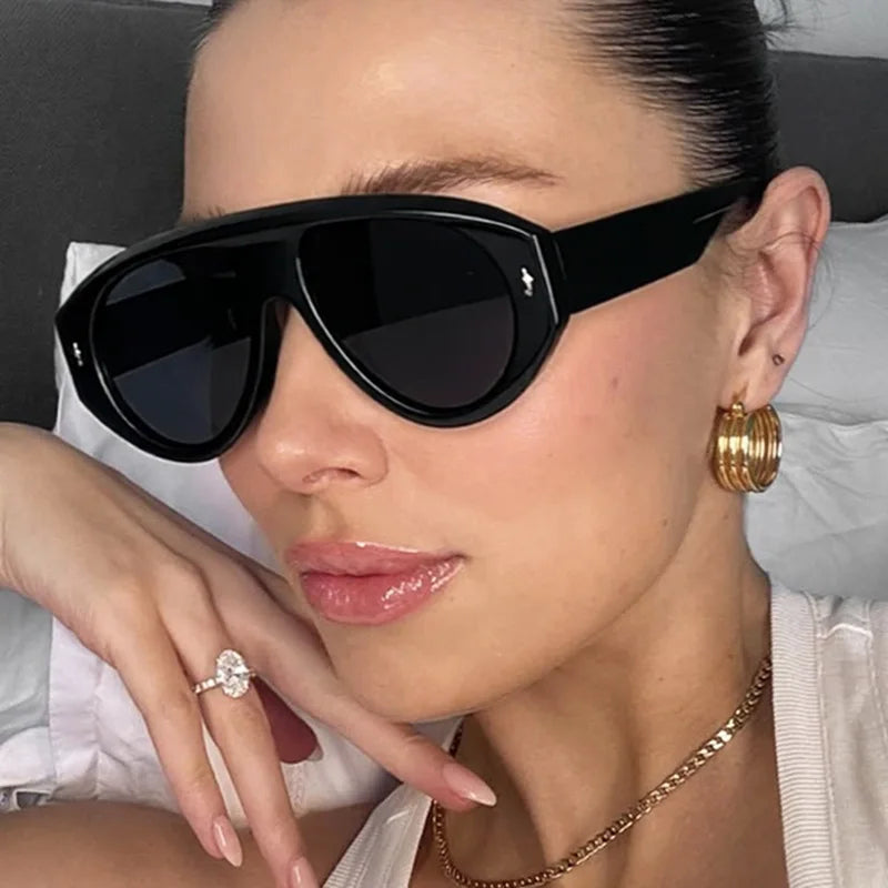 Oversized One Piece Shield Sunglasses for Women & Men