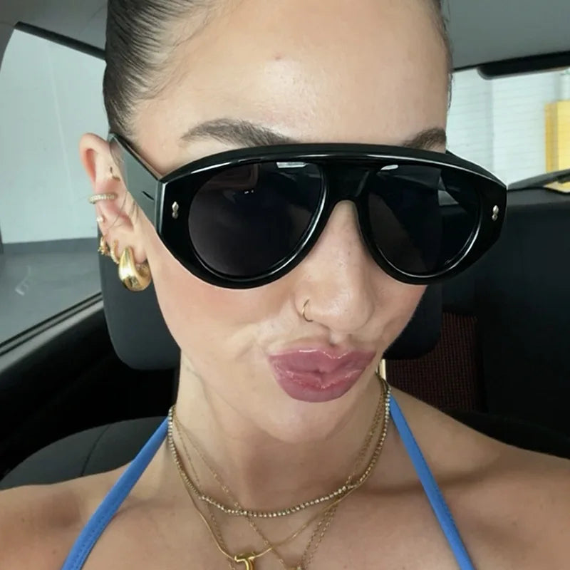 Oversized One Piece Shield Sunglasses for Women & Men