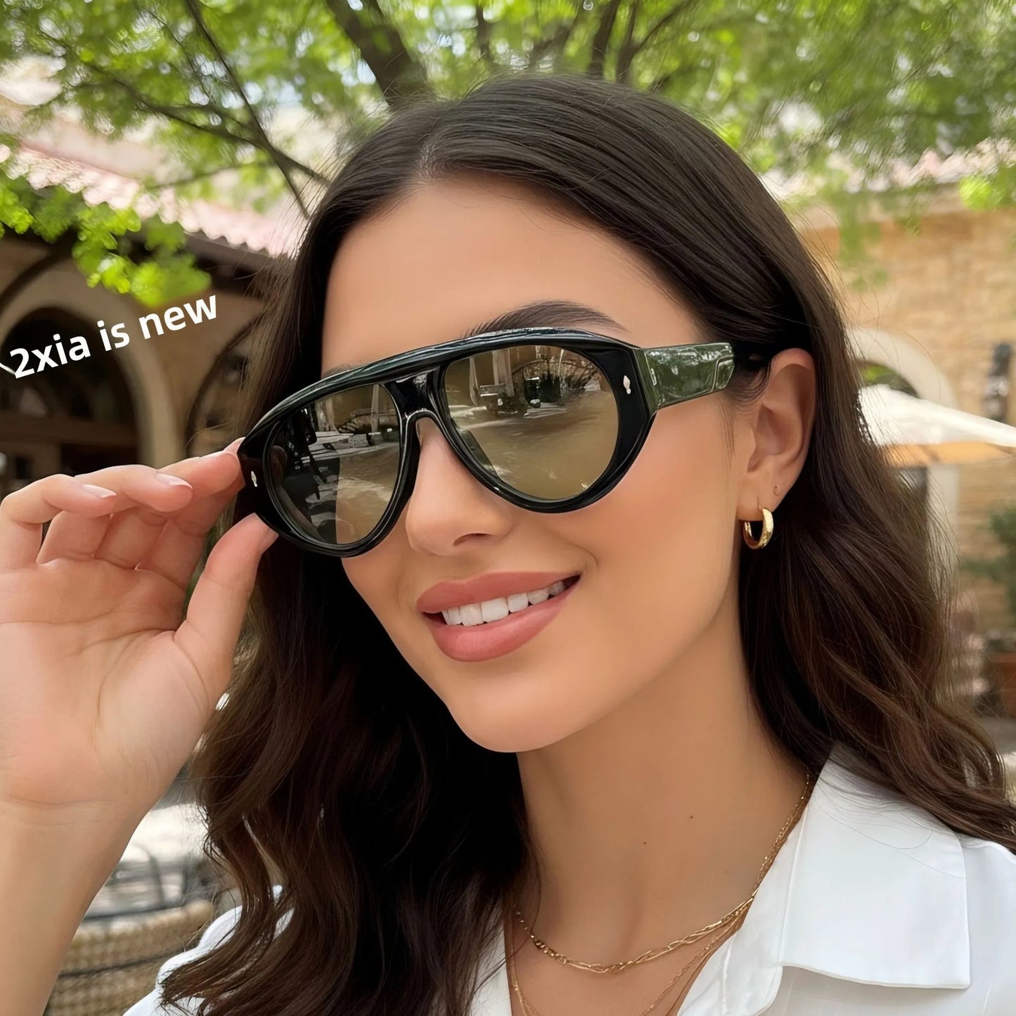 Oversized One Piece Shield Sunglasses for Women & Men