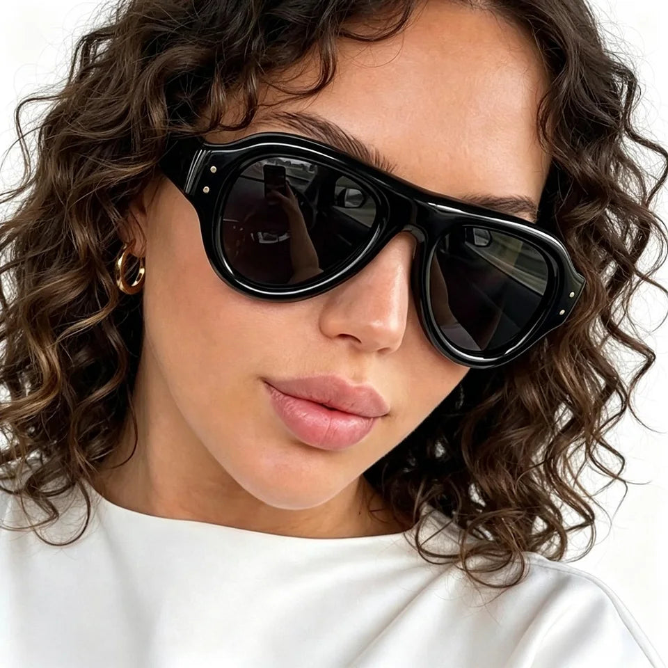 Premium Retro Oval Sunglasses for Men & Women