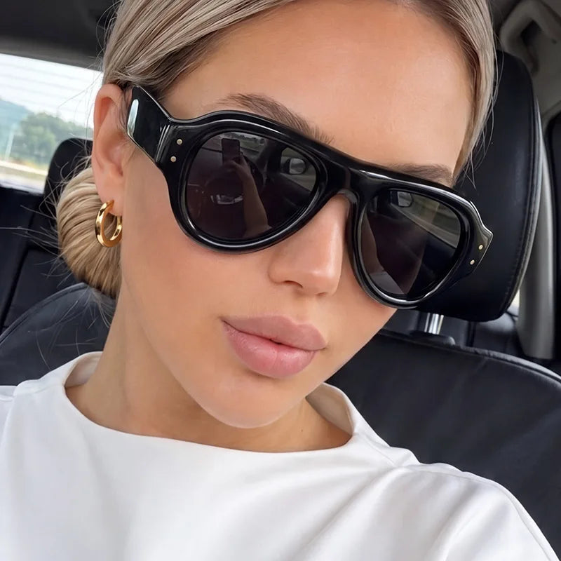 Premium Retro Oval Sunglasses for Men & Women