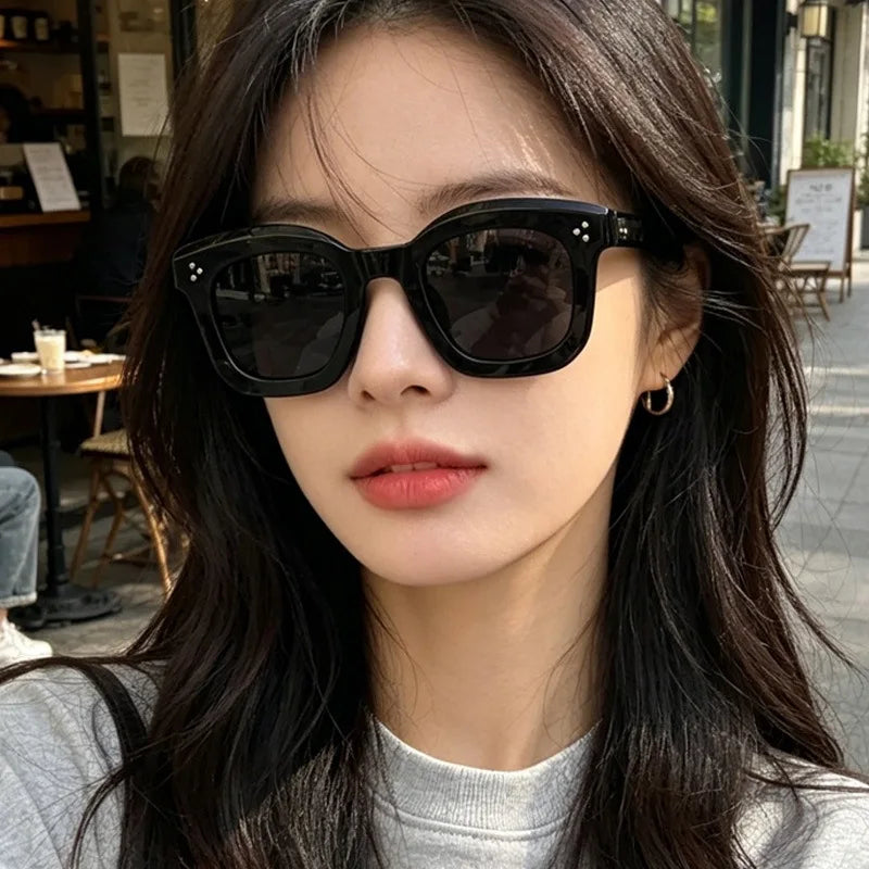 Thick Frame Premium Retro Square Sunglasses for Men & Women