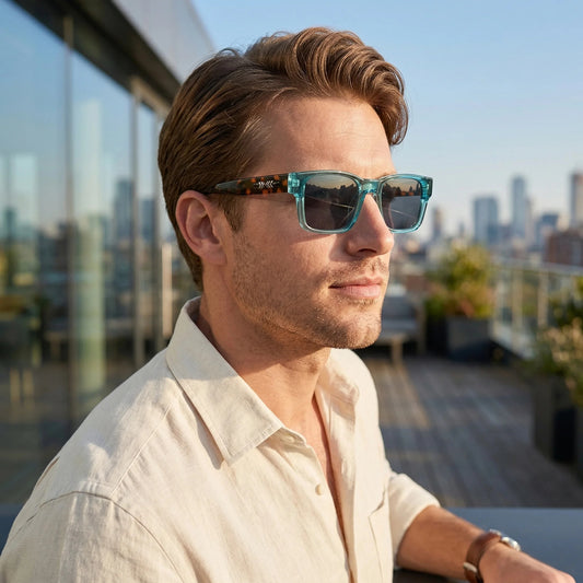 Premium Square UV400 Sunglasses for Men & Women | Lightweight Full Frame
