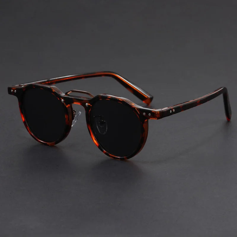 Classic Vintage Round Frame Sunglasses For Men and Women-JonasParamount