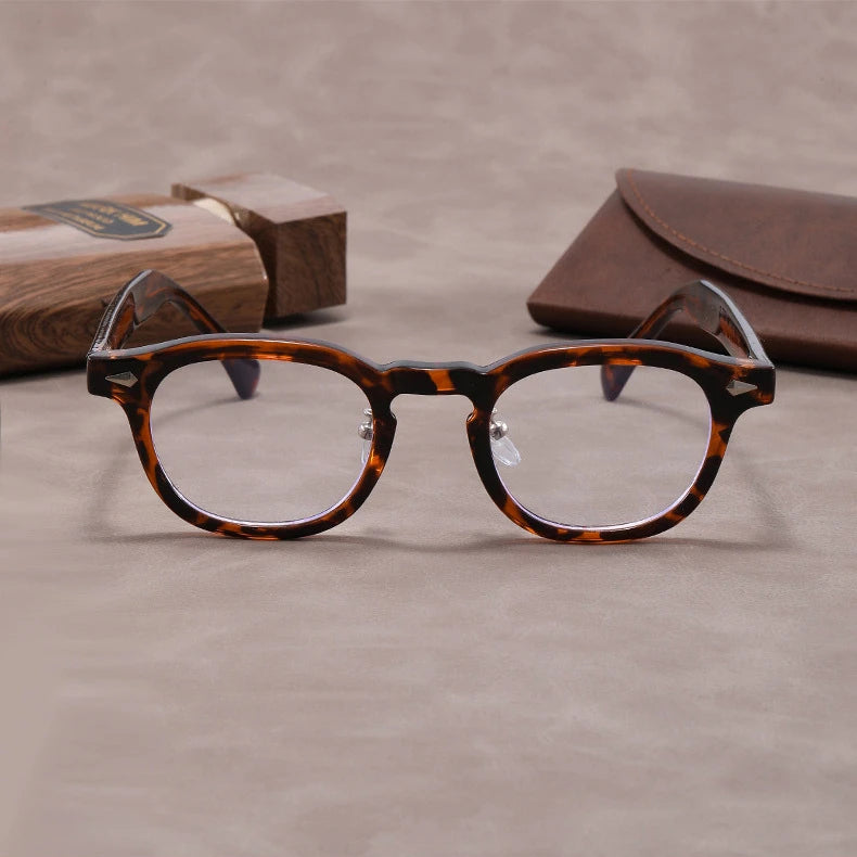 Classic Vintage Rivet Round Sunglasses for Men & Women | UV400 TAC Lenses