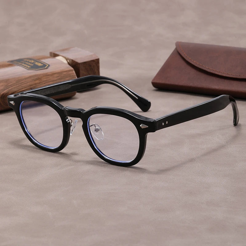 Classic Vintage Rivet Round Sunglasses for Men & Women | UV400 TAC Lenses