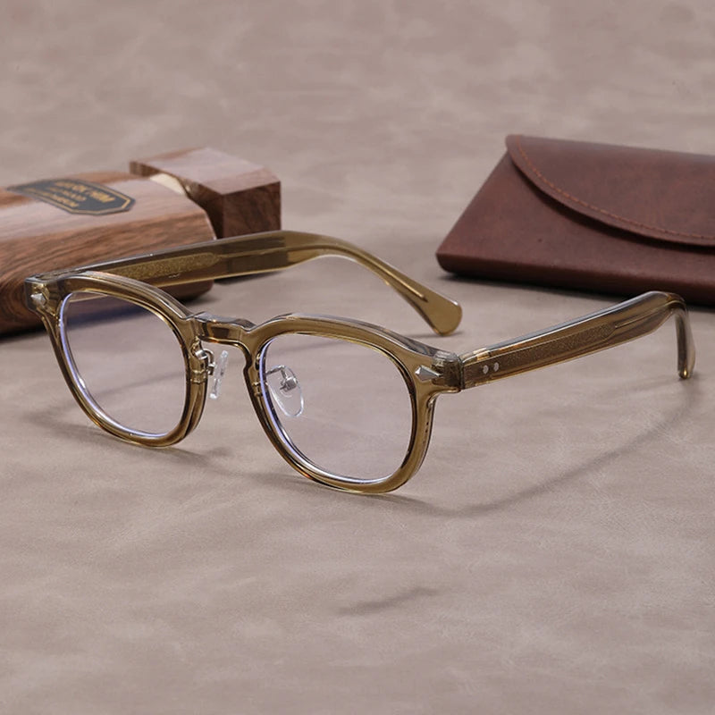 Classic Vintage Rivet Round Sunglasses for Men & Women | UV400 TAC Lenses
