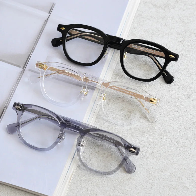 Classic Vintage Rivet Round Sunglasses for Men & Women | UV400 TAC Lenses