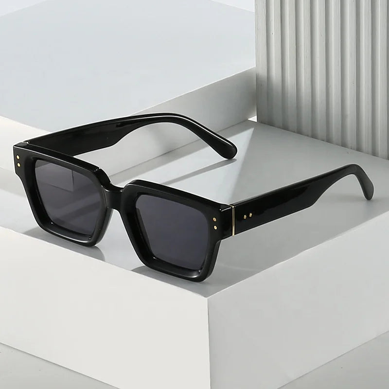 Retro Small Frame Vintage Square Sunglasses for Men and Women
