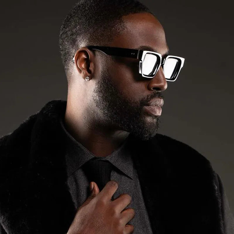 Retro Small Frame Vintage Square Sunglasses for Men and Women