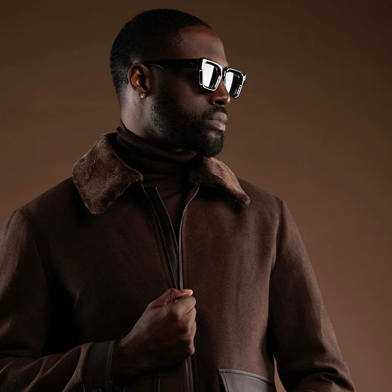 Retro Small Frame Vintage Square Sunglasses for Men and Women