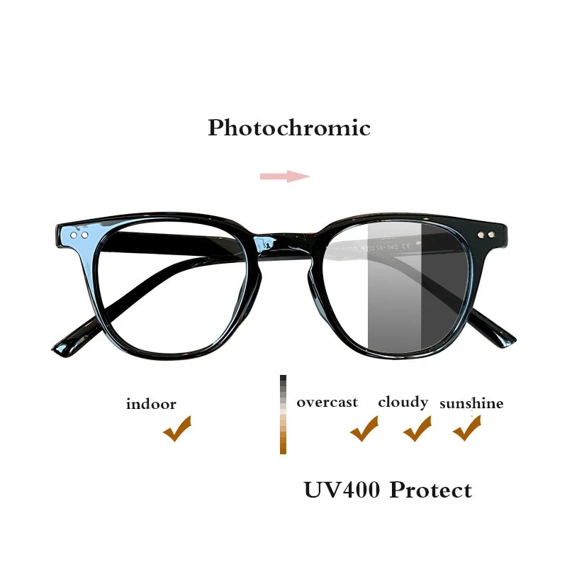 TR90 Photochromic Anti-Blue Light Glasses for Men & Women
