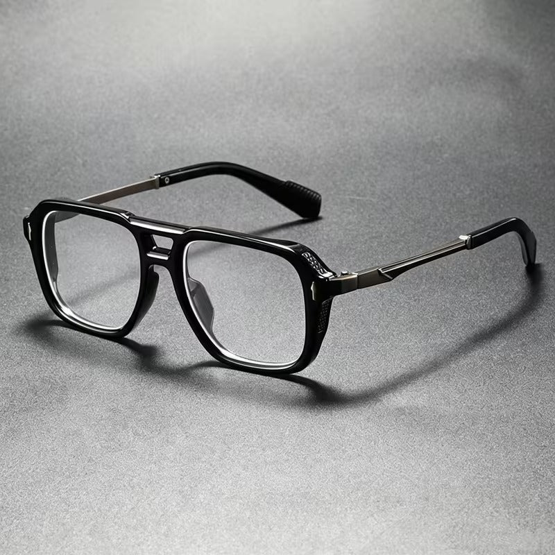 Vintage Double Bridge Fashion Glasses For Men and Women