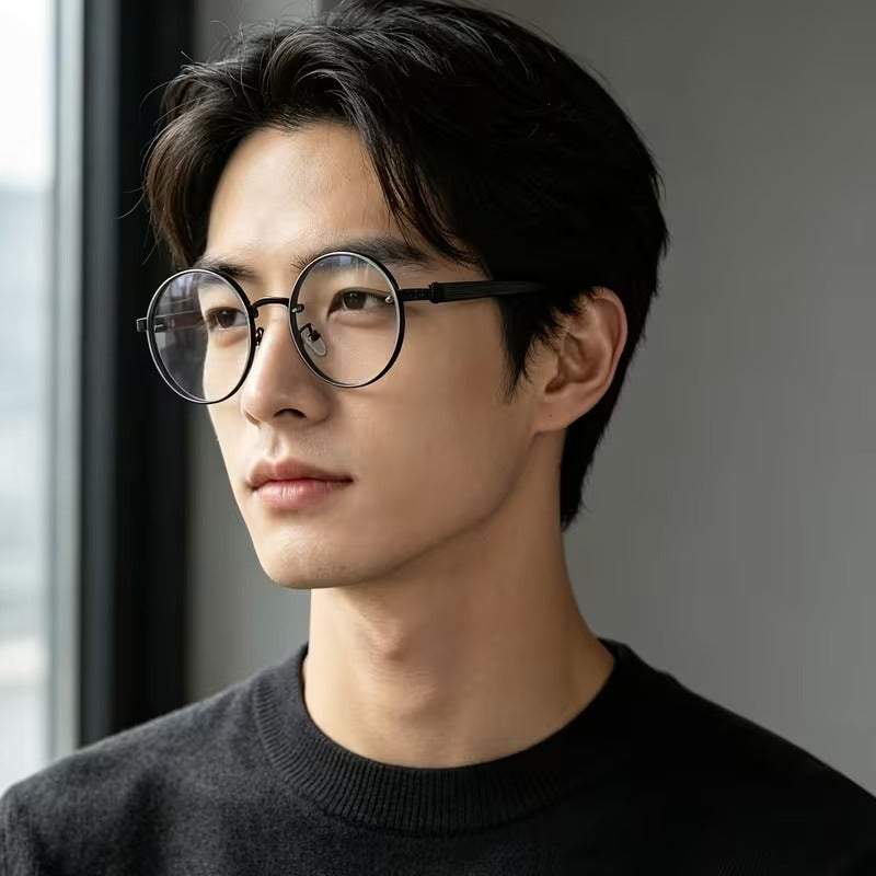 Round Metal Frame Glasses for Men & Women