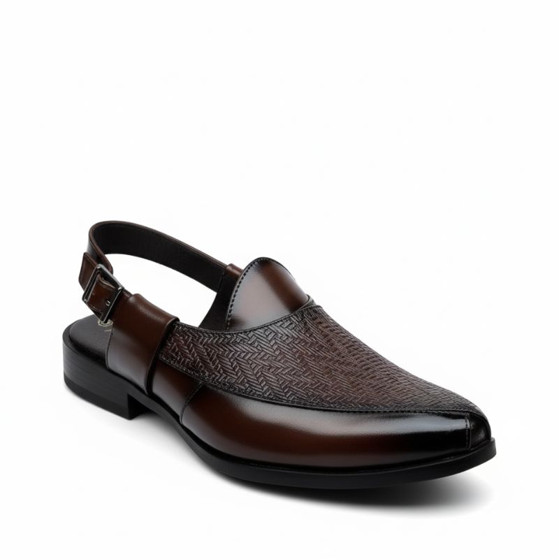 JonasParamount Traditional Peshawari Sandal – Premium Faux Leather