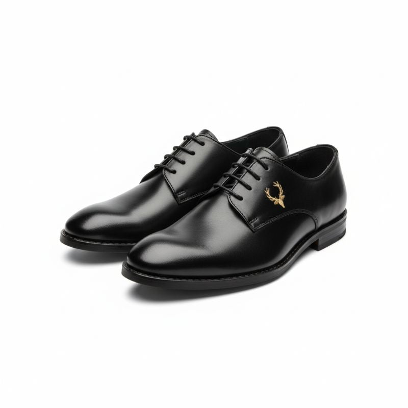 JonasParamount Formal Shoes for Men – Premium Faux Leather Lace-Up