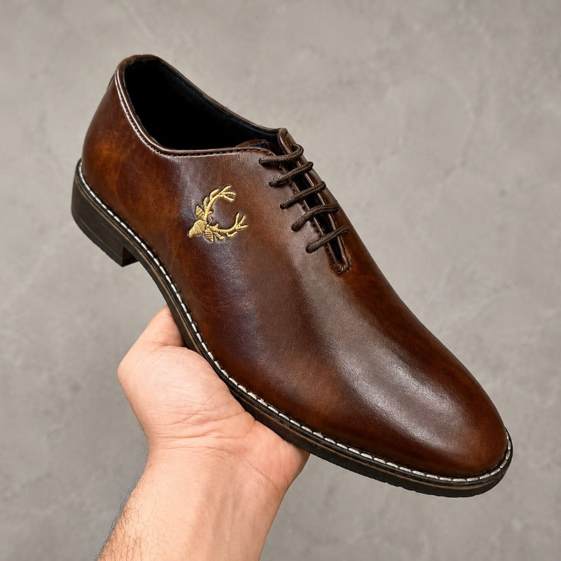 Premium Men’s Lace-Up Formal Shoes – Elegant Office & Party Wear Collection