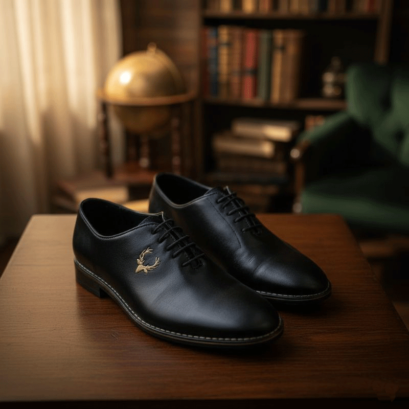 JonasParamount Formal Shoes for Men – Premium Faux Leather Lace-Up