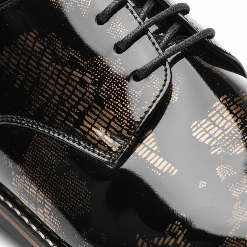 JonasParamount World Map Formal Shoes for Men