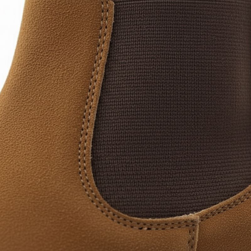 JonasParamount Premium Tan Suede Boots – Handmade Leather Sole