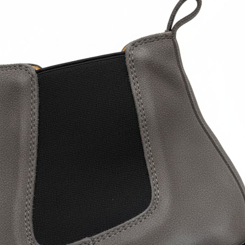 Premium Grey Suede Boots by JonasParamount – Handmade Leather Sole