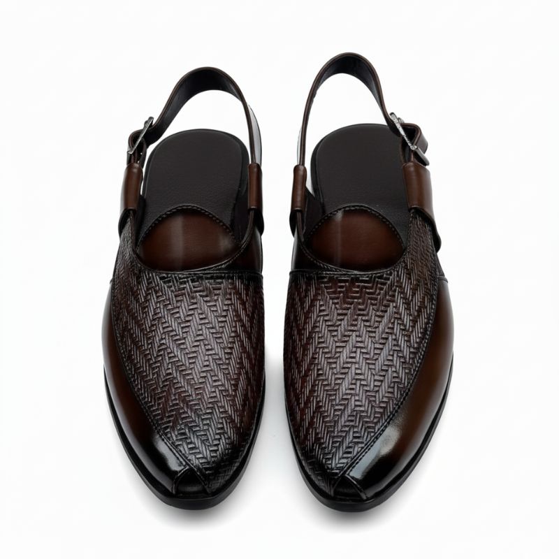 JonasParamount Traditional Peshawari Sandal – Premium Faux Leather
