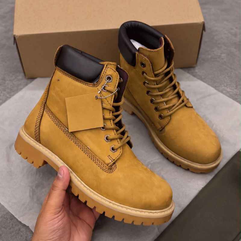 Premium Men's Leather Lace-Up Boots | Lightweight Casual & Outdoor Ankle Boots
