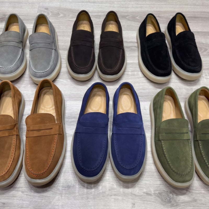 Men's Premium Leather Slip-On Loafers