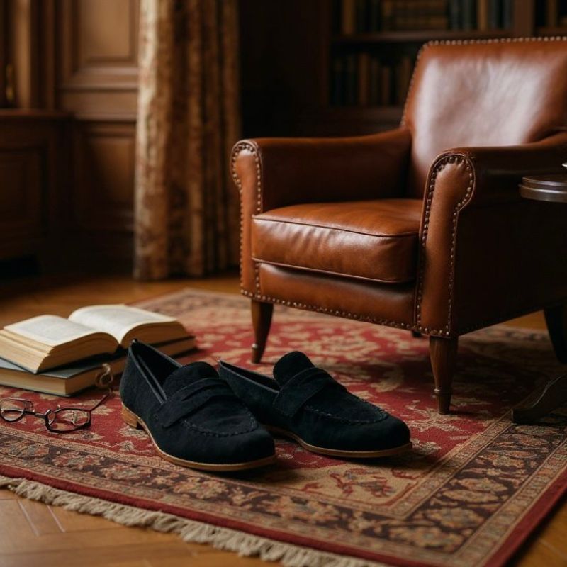 Luxury Suede Moccasins by JonasParamount – Imported & Durable