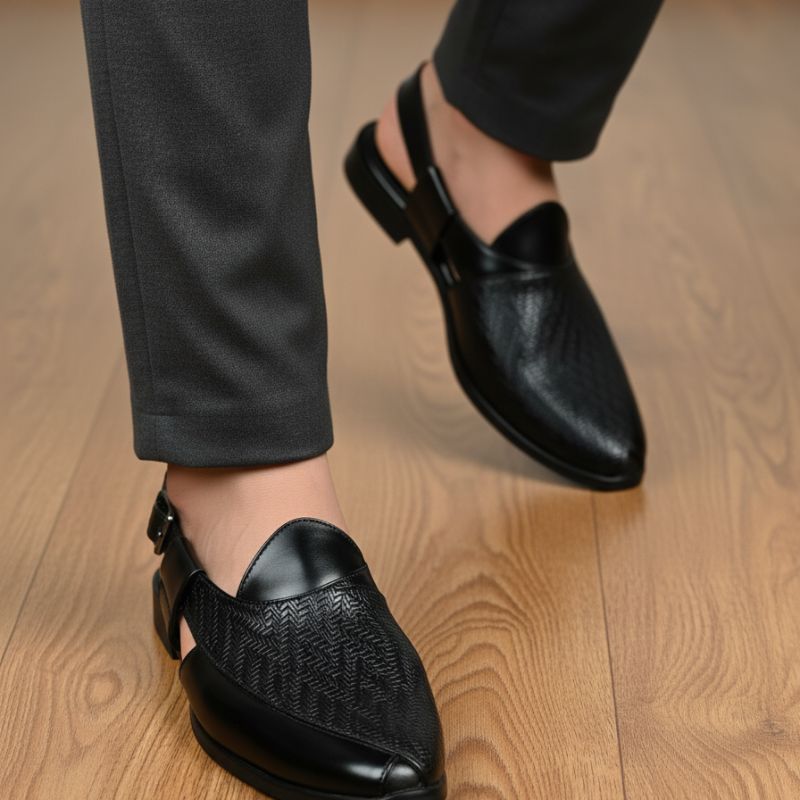 JonasParamount Traditional Peshawari Sandal – Premium Faux Leather