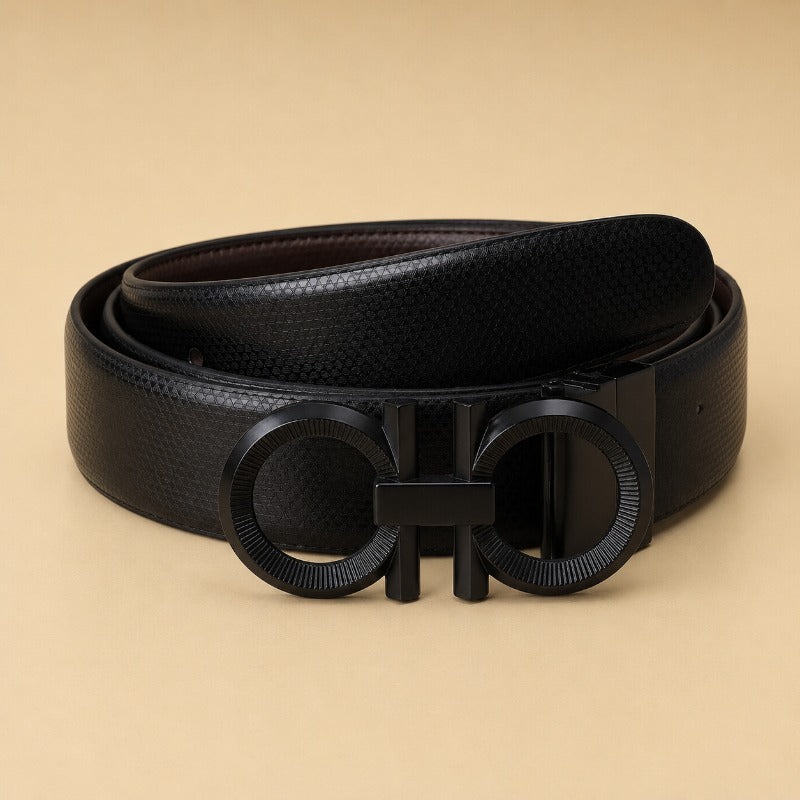 Imperial Black Signature Belt for Men