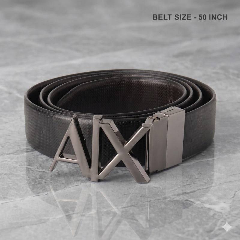 Eclipse Matte Grey Buckle Belt for Men